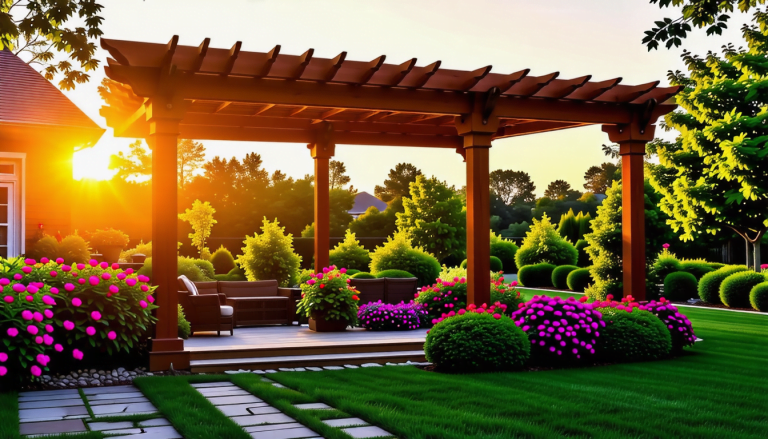 découvrez tout ce qu'il faut savoir pour construire une magnifique pergola en bois, véritable atout pour embellir votre jardin. des étapes de conception aux conseils d'entretien, transformez votre espace extérieur en un havre de paix.